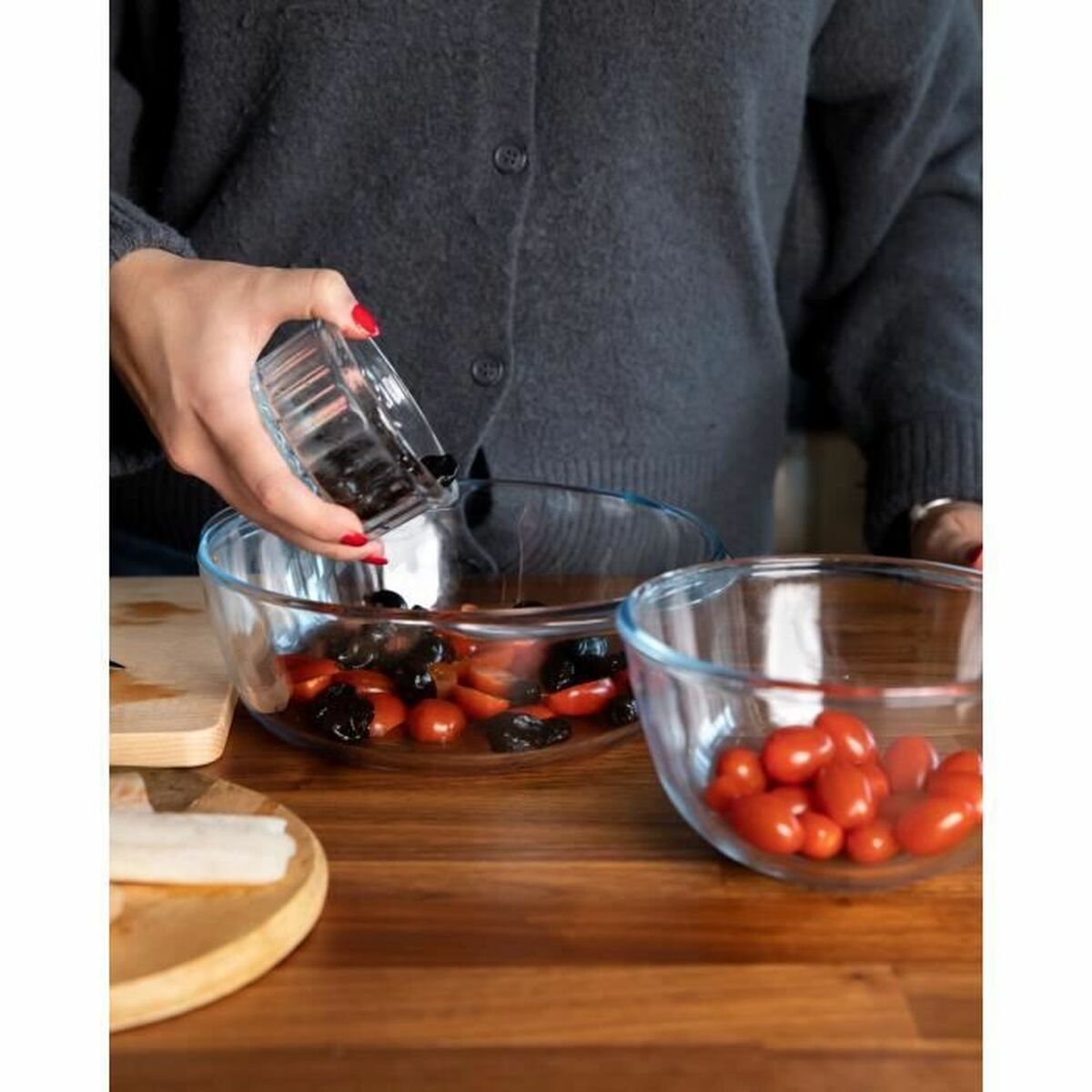 Casserole with lid Pyrex Essentials Transparent 32 L