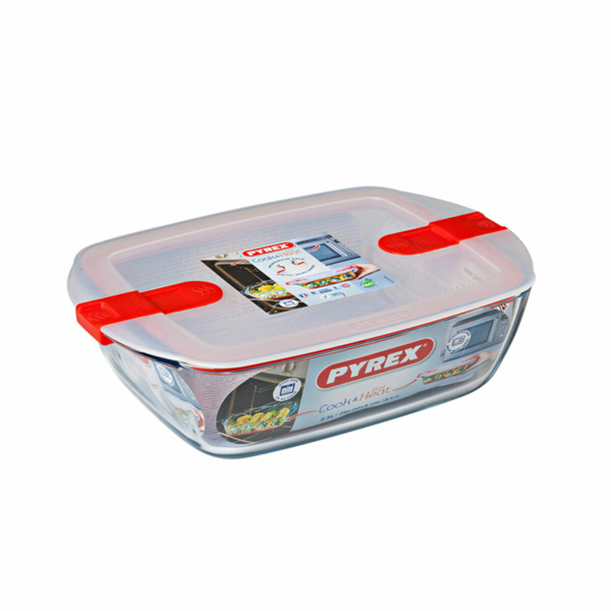 Lunch box Pyrex Cook&heat Transparent 2,5 L