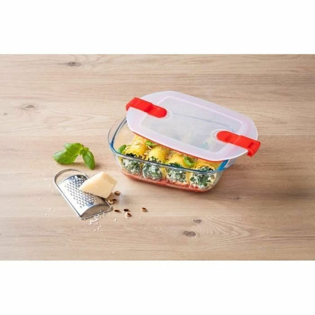 Food Preservation Container Pyrex White Transparent 400 ml