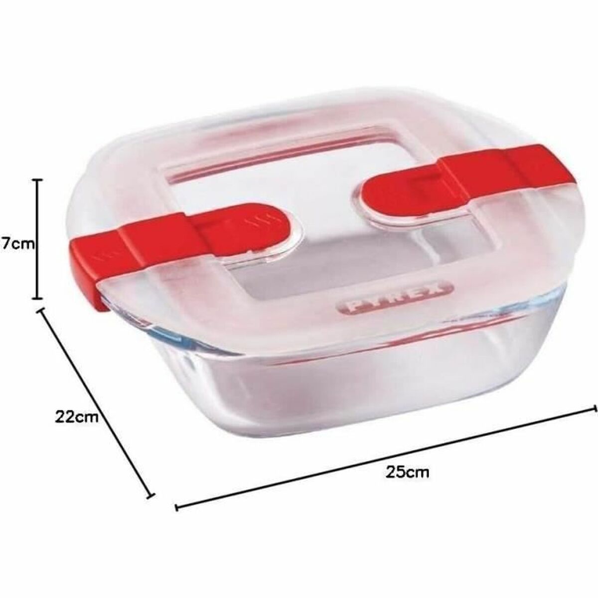 Food Preservation Container Pyrex Transparent 2,2 L
