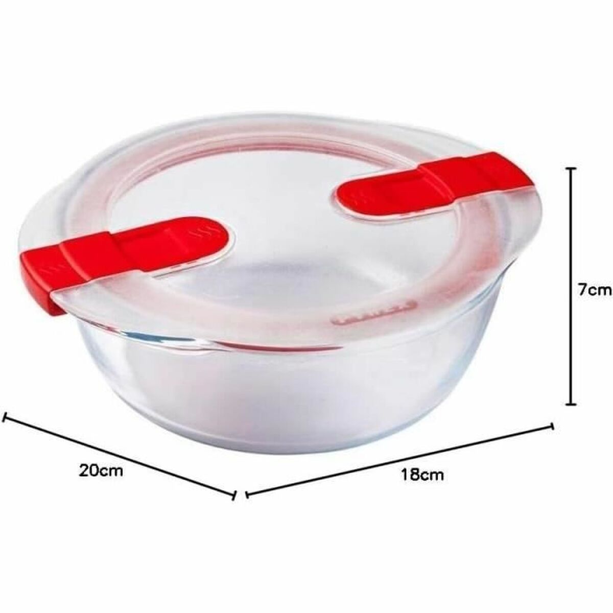 Food Preservation Container Pyrex Transparent 1 L 1,1 L