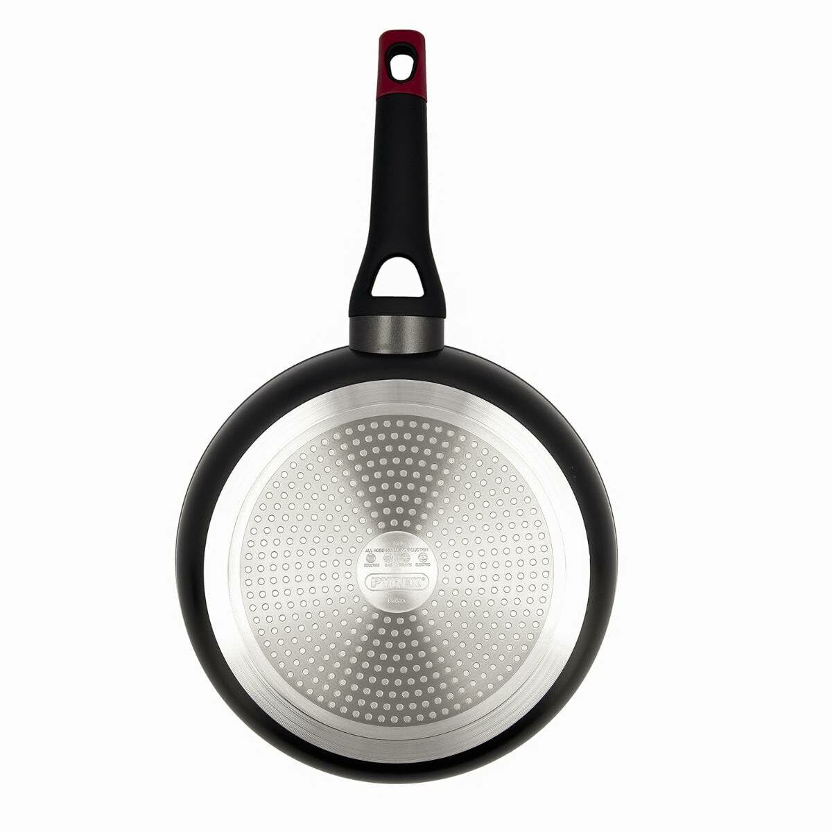 Pan Pyrex Black Stainless steel Aluminium  28 cm