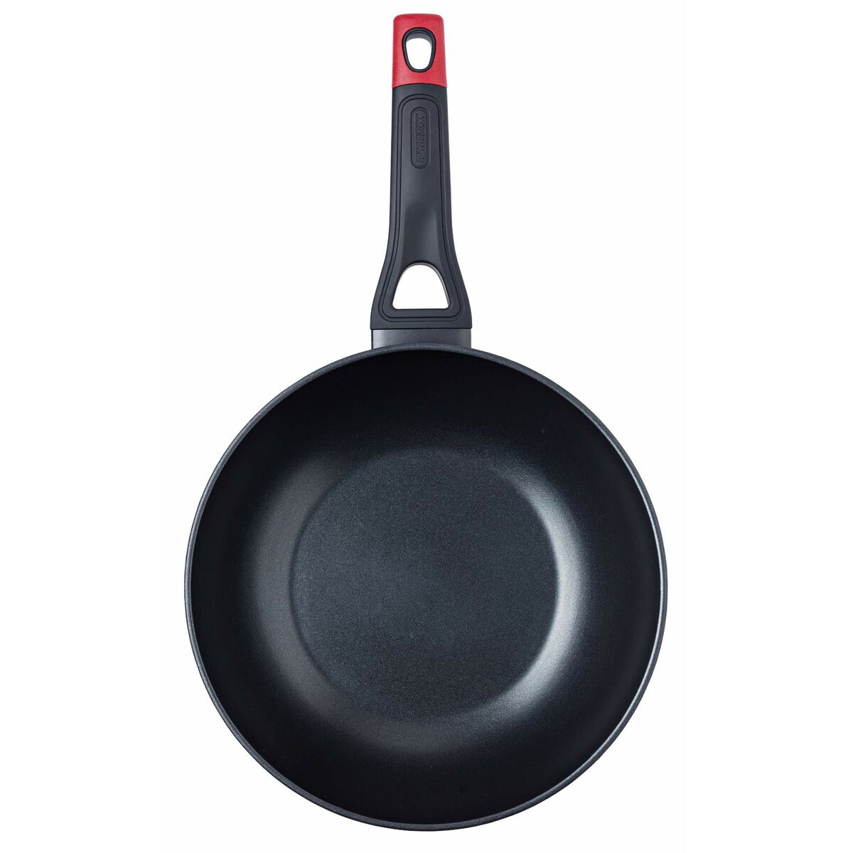 Wok Pan Pyrex Black Aluminium