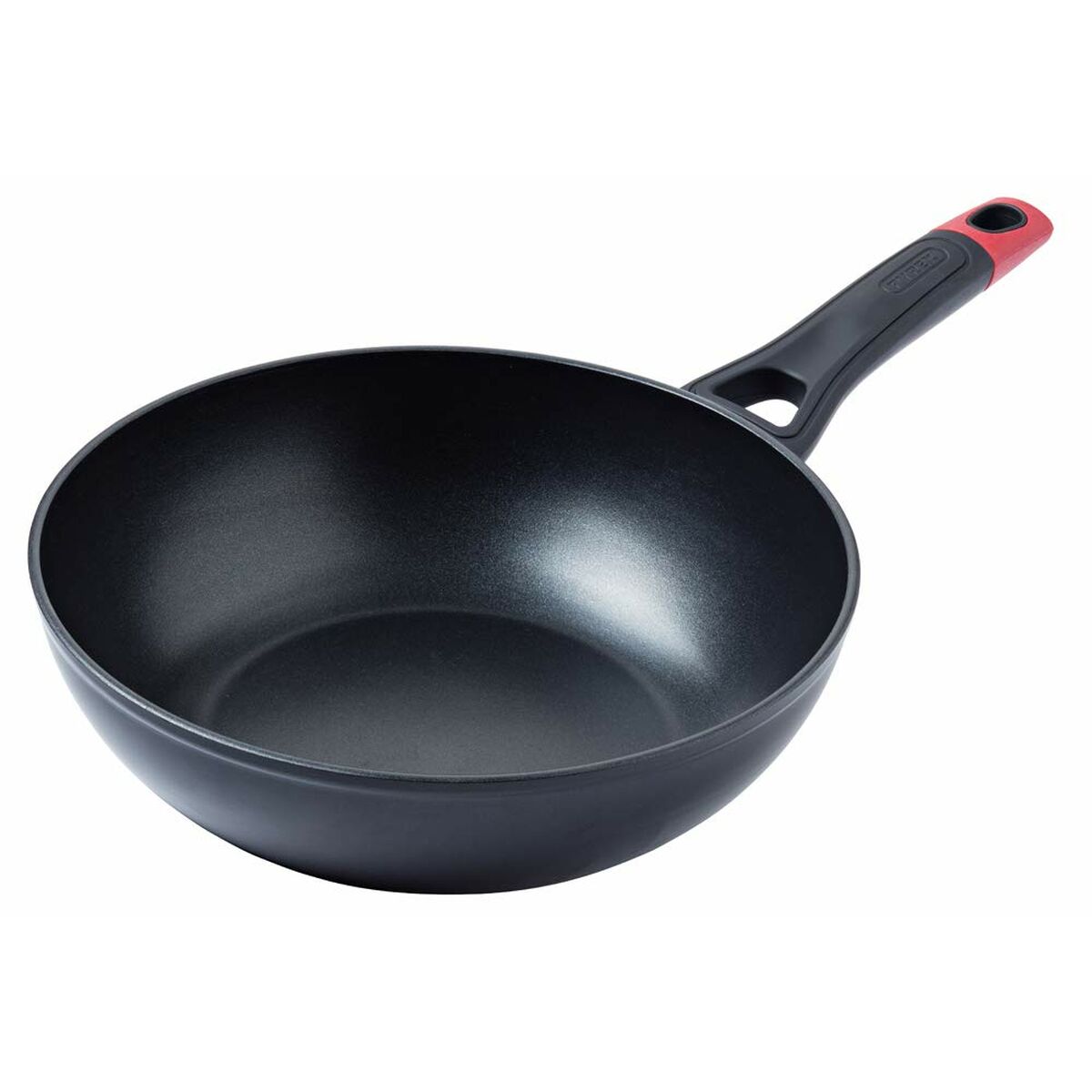 Wok Pan Pyrex Black Aluminium