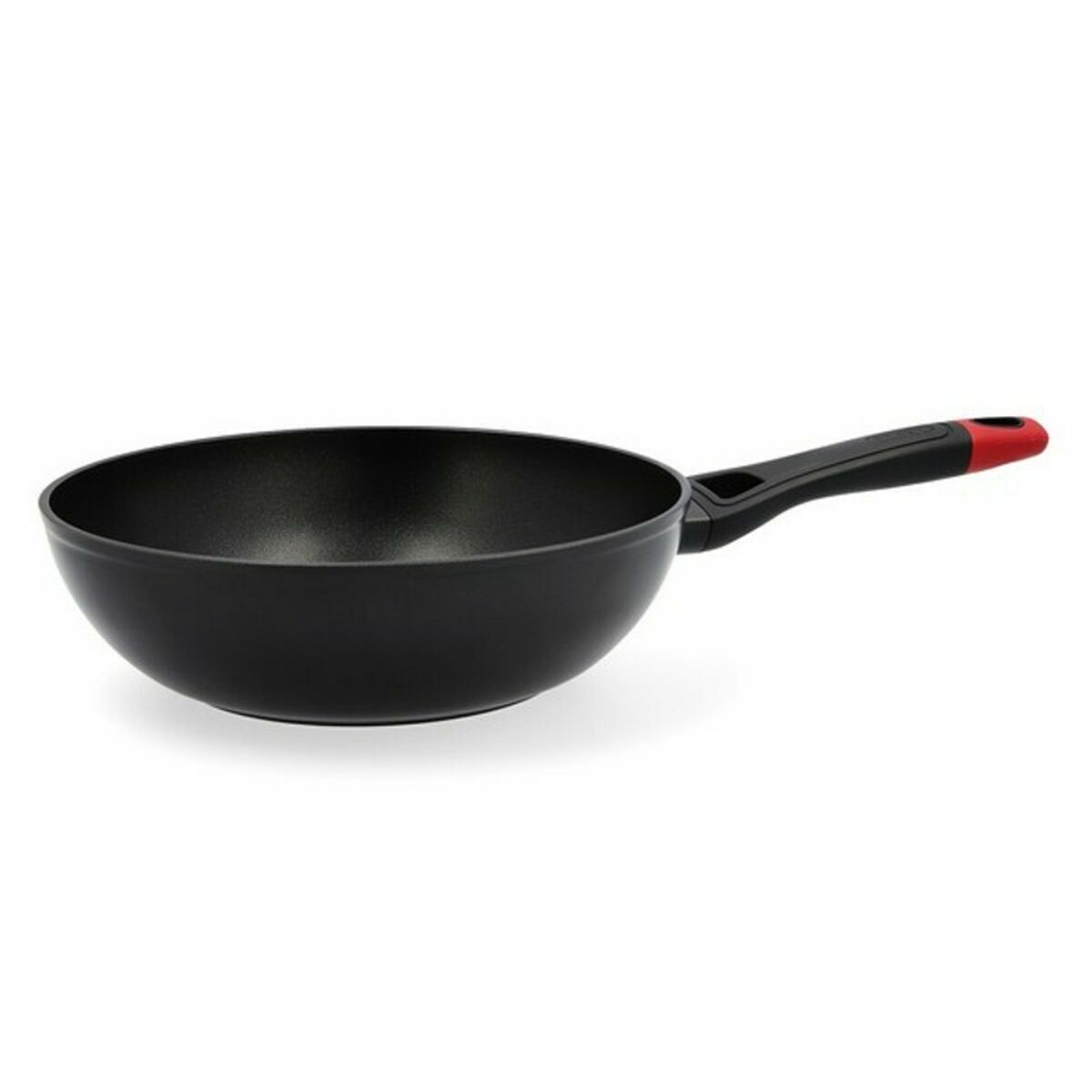 Wok Pan Pyrex Black Aluminium