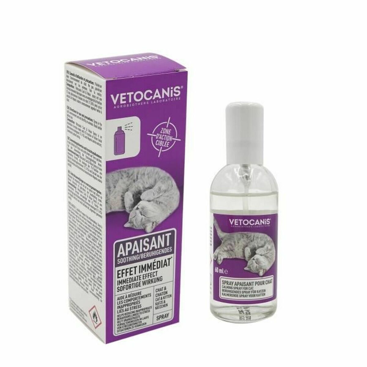 Spray Vetocanis 60 ml Relaxing Cat Spray Vetocanis 60 ml Relaxing Cat