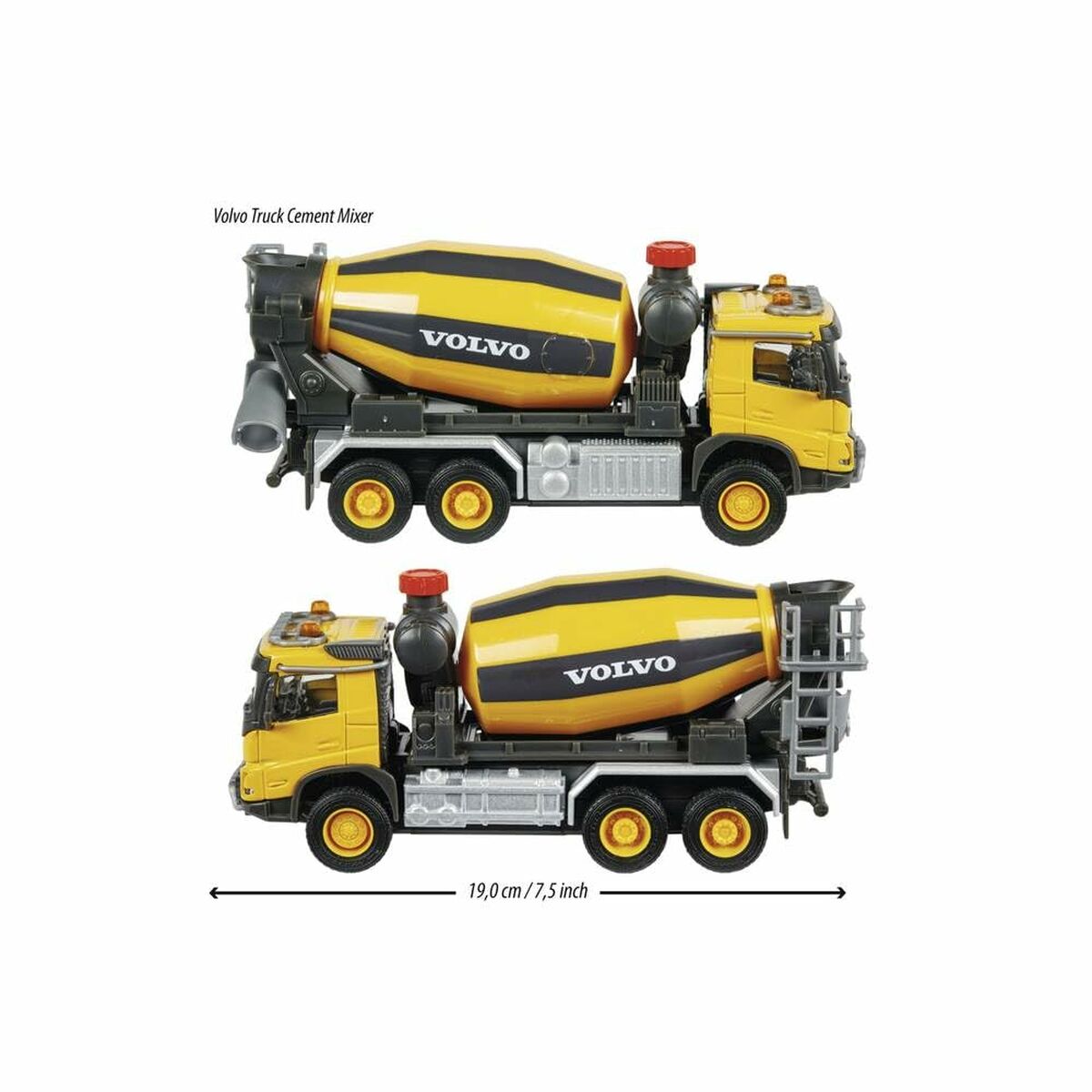 Concrete Mixer Lorry Majorette Yellow Concrete Mixer Lorry Majorette Yellow