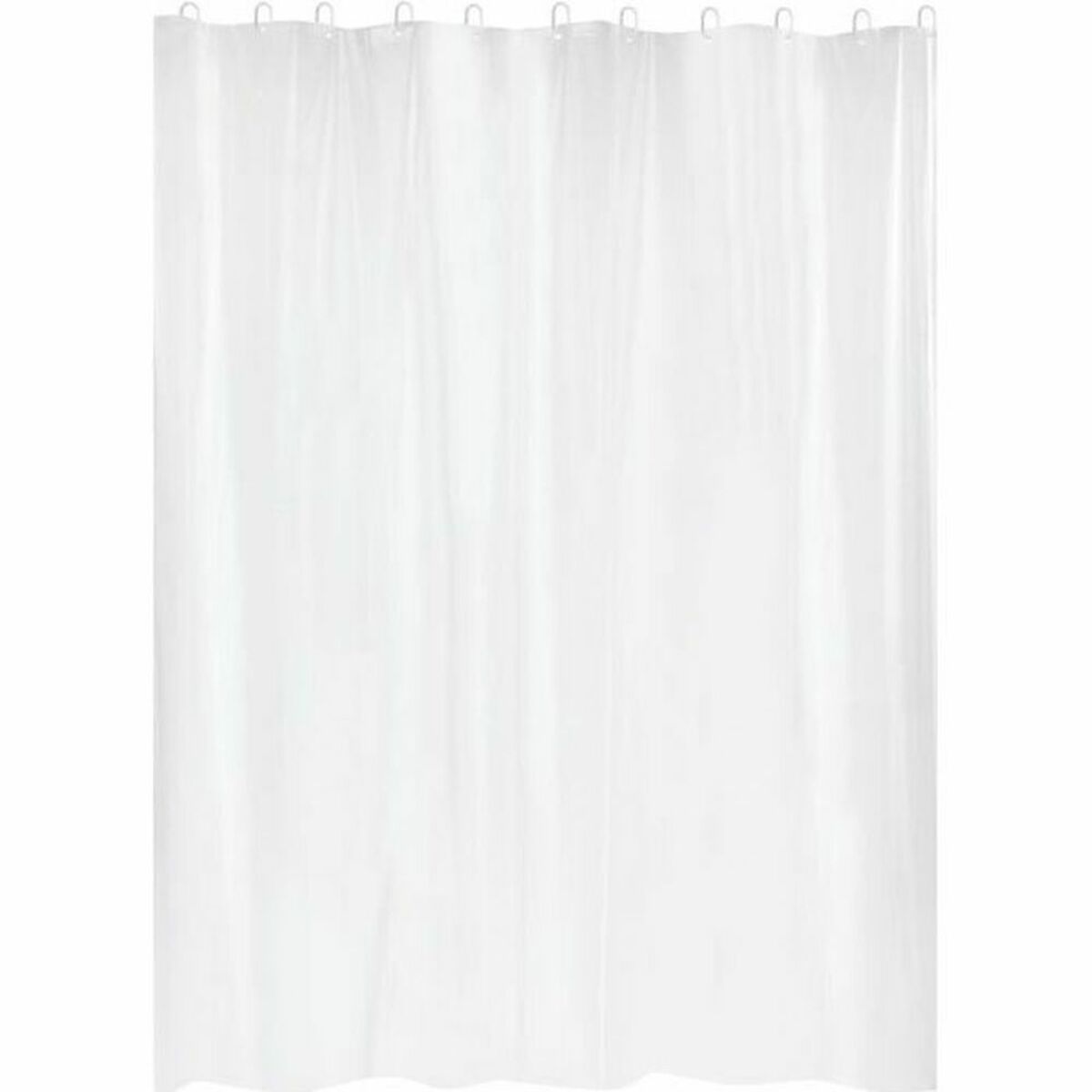Shower Curtain Gelco White PVC PEVA 180 x 200 cm Shower Curtain Gelco White PVC PEVA 180 x 200 cm