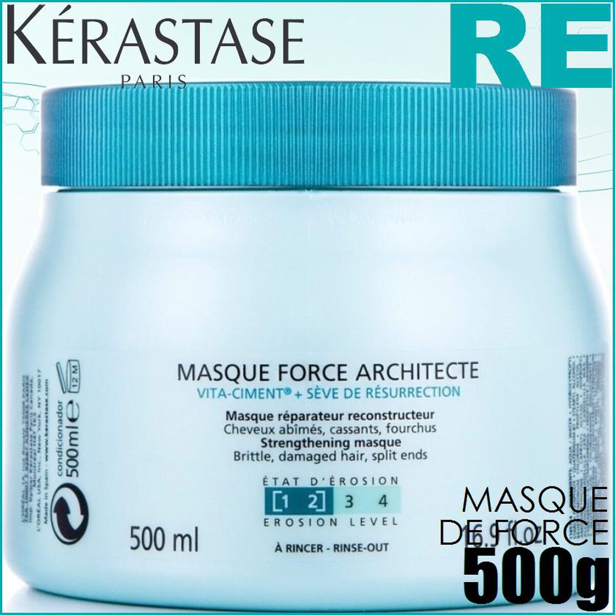Hair Mask Resistance Architecte Kerastase 34553 500 ml Hair Mask Resistance Architecte Kerastase 34553 500 ml