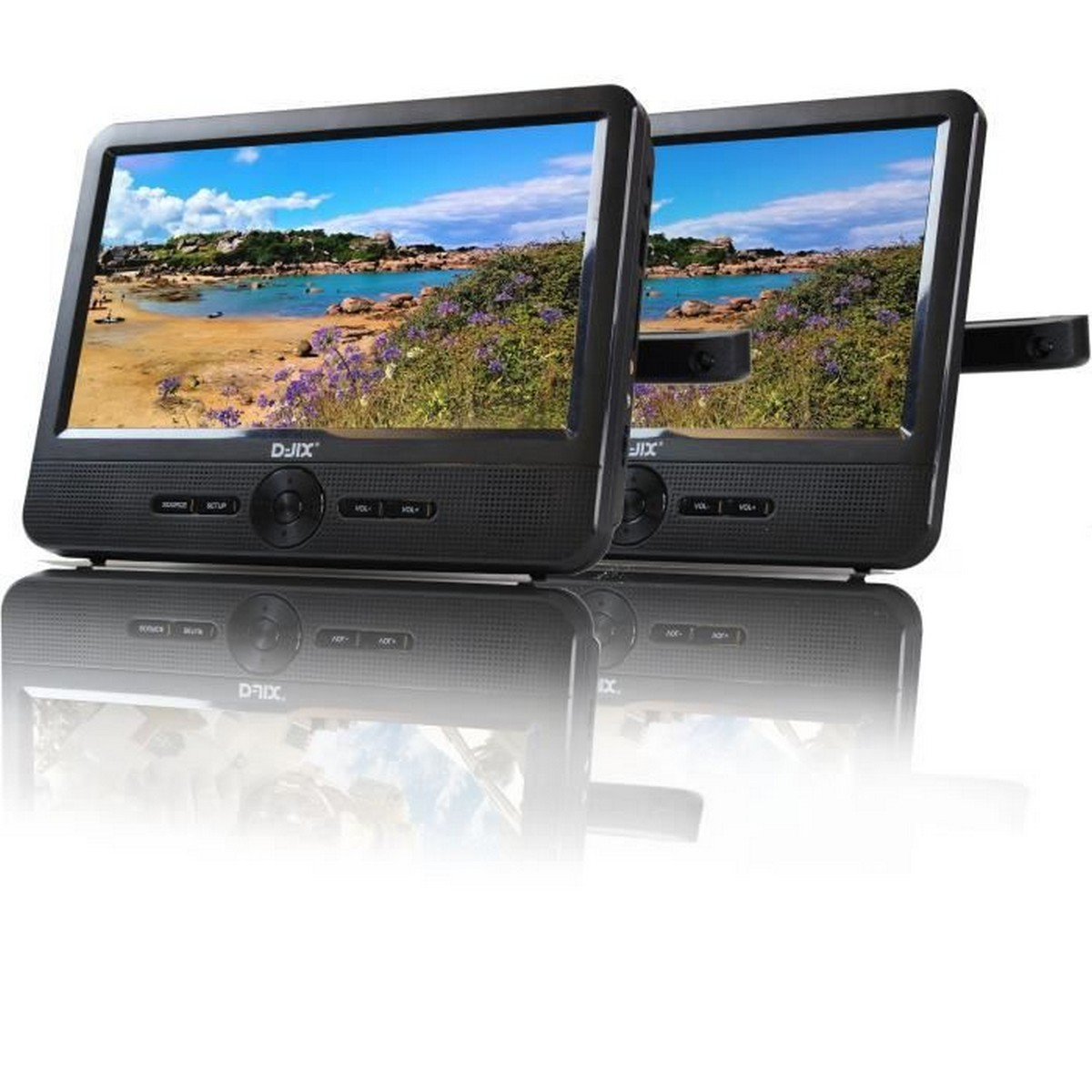 DVD Player D-JIX PVS 906-50SM 9″ 800 x 480 px