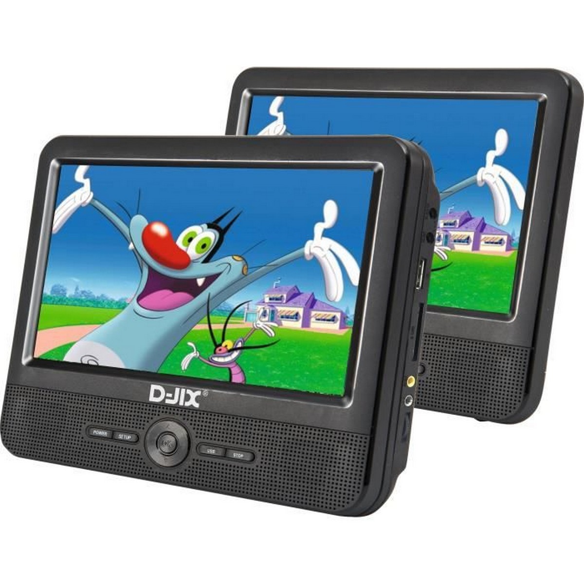 DVD Player D-JIX PVS 906-50SM 9″ 800 x 480 px