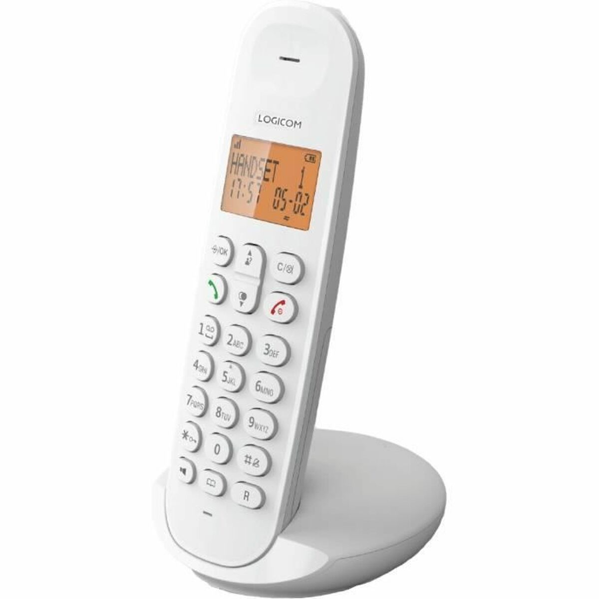 Landline Telephone Logicom DECT ILOA 150 SOLO White Landline Telephone Logicom DECT ILOA 150 SOLO White
