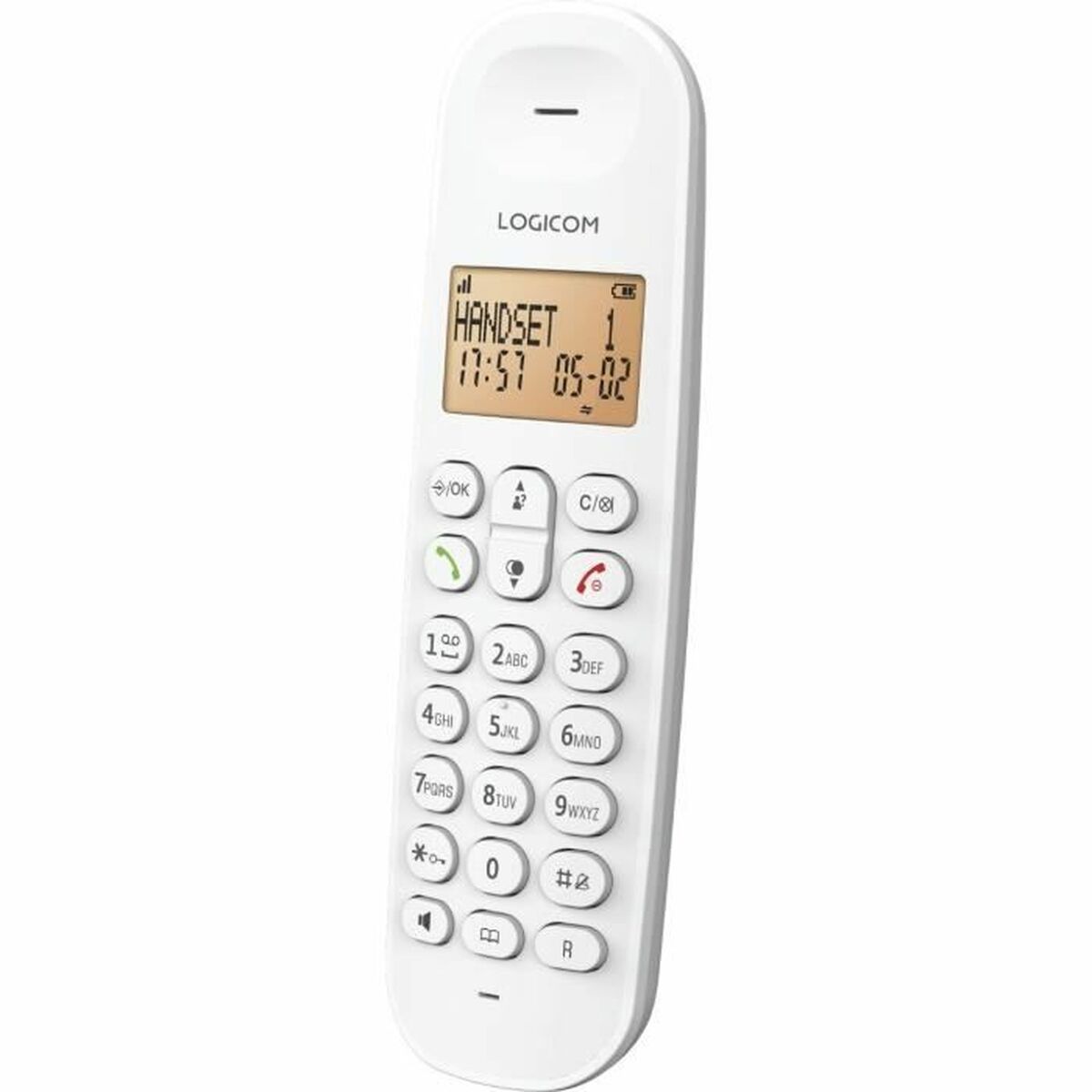 Wireless Phone Logicom DECT ILOA 155T SOLO White