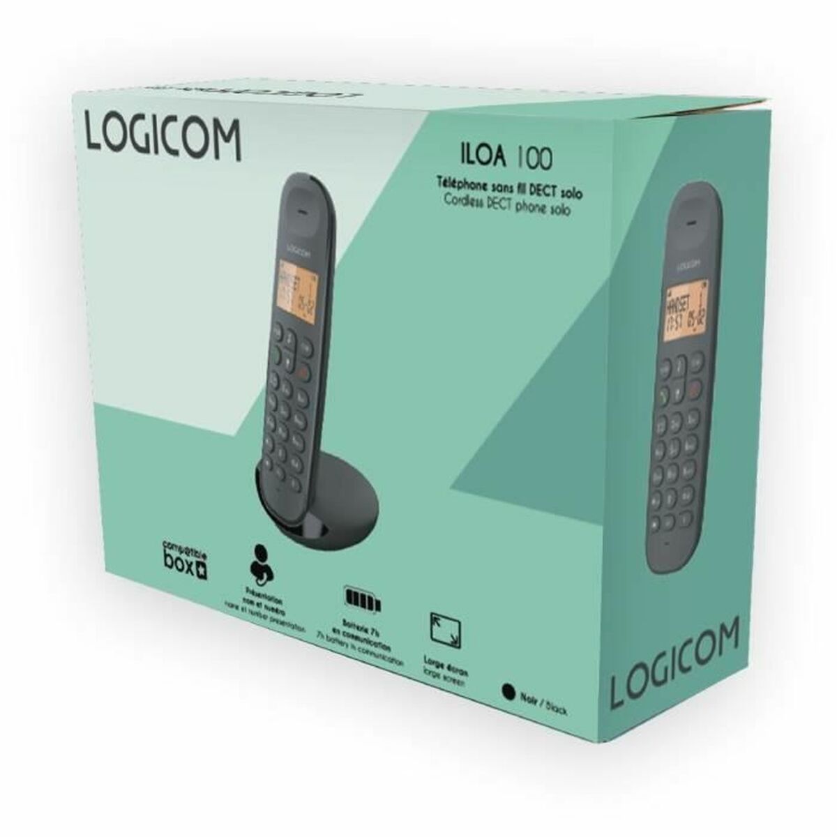Wireless Phone Logicom ILOA 150 SOLO Grey