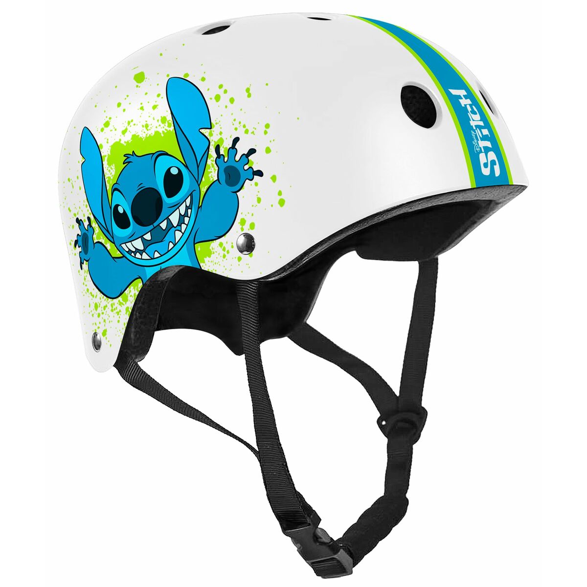 Baby Helmet Disney Stitch White Baby Helmet Disney Stitch White