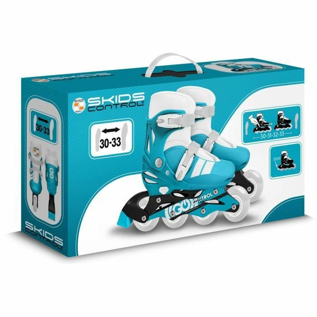 Inline Skates Stamp Blue