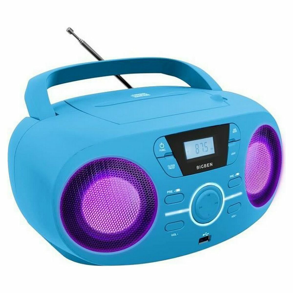 CD Radio BigBen Connected CD61BLUSB Blue