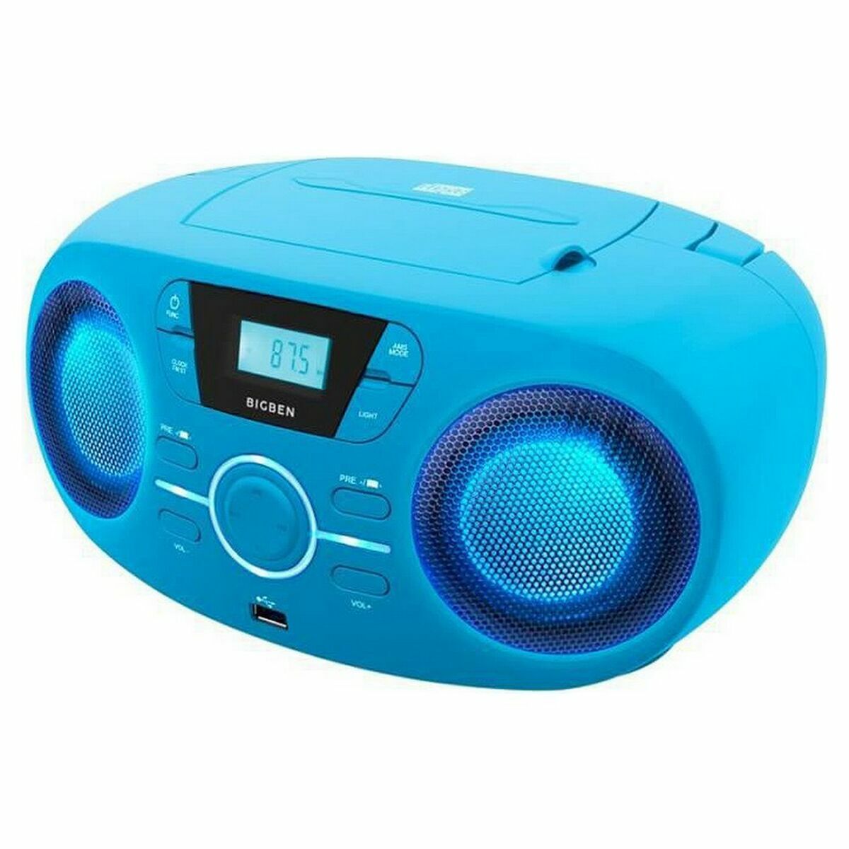 CD Radio BigBen Connected CD61BLUSB Blue