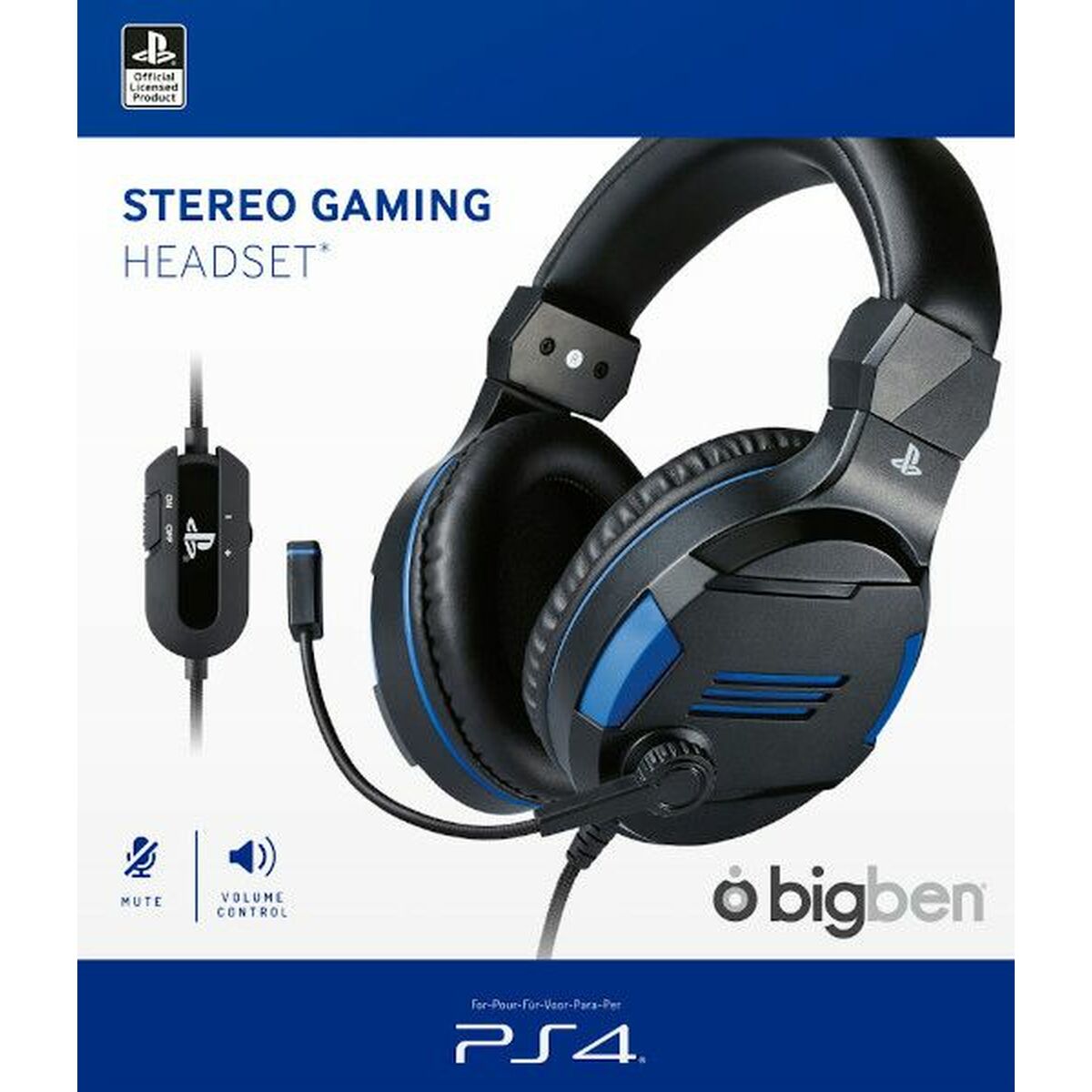 Gaming Headset with Microphone Nacon PS4OFHEADSETV3 Gaming Headset with Microphone Nacon PS4OFHEADSETV3
