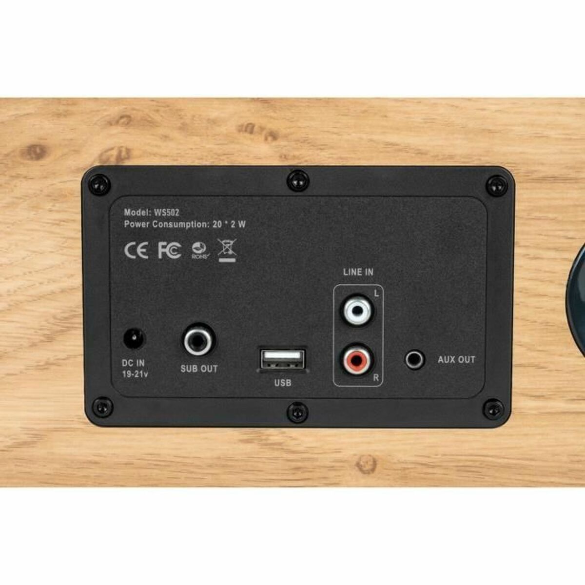 Portable Speaker Thomson WS502 Black Beige 100 W