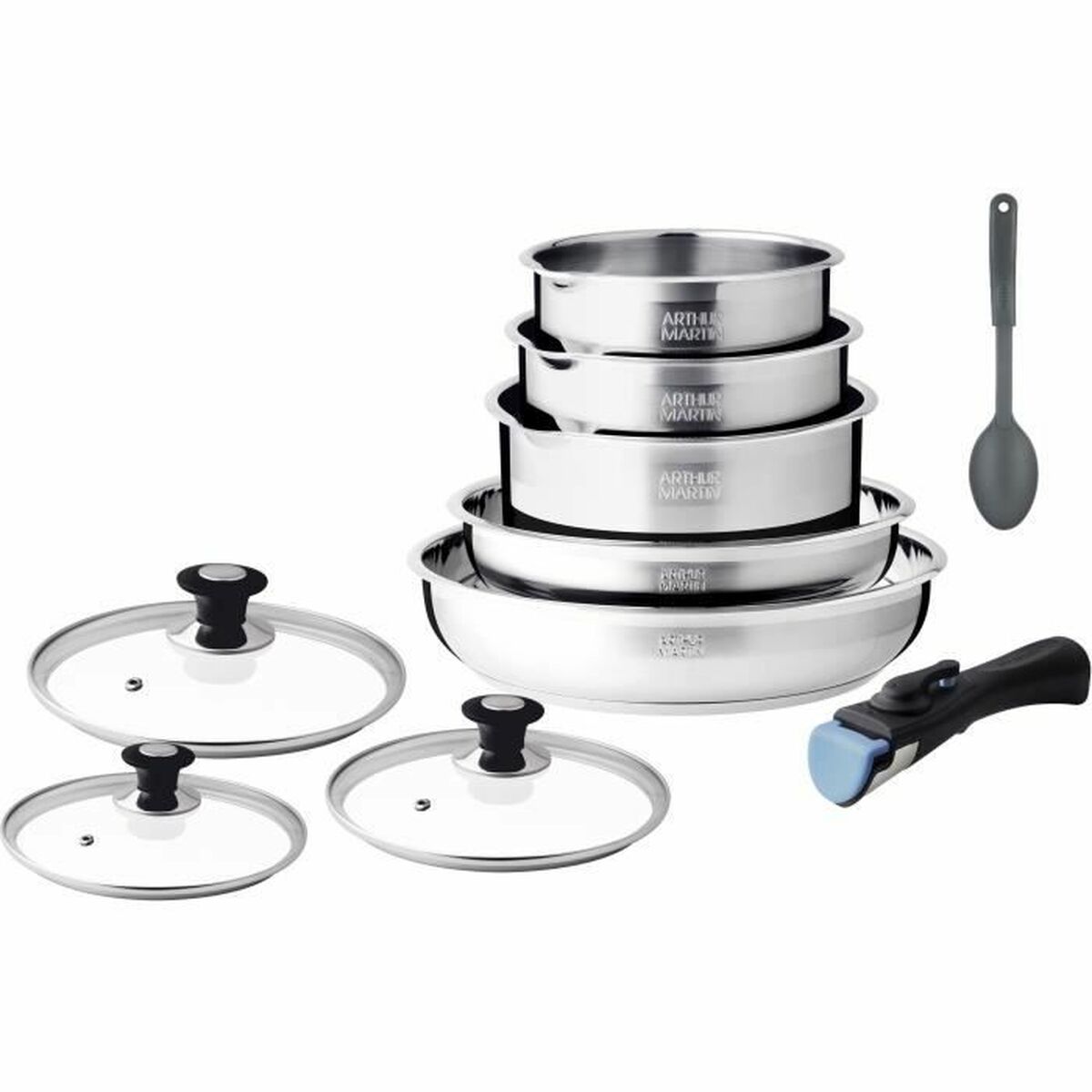 Cookware Arthur Martin AM4485 10 Pieces Cookware Arthur Martin AM4485 10 Pieces