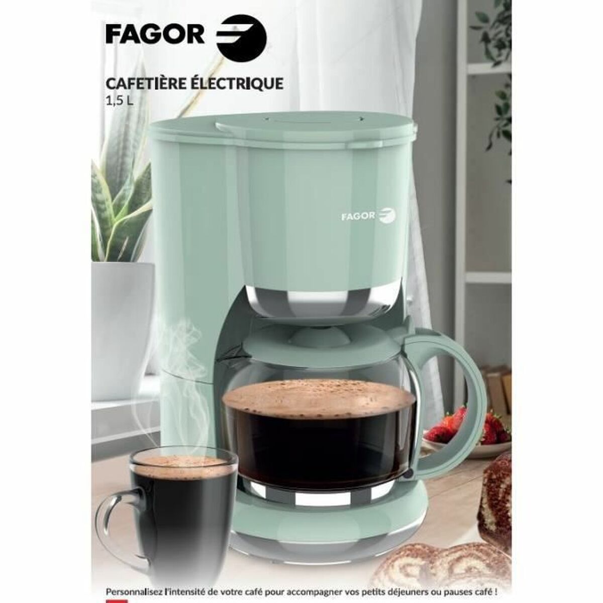 Drip Coffee Machine Fagor FG1560 1,5 L 12 Cups