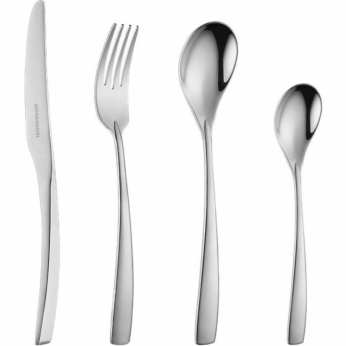 Cutlery Arthur Martin AM3630 Grey Stainless steel 24 Pieces Cutlery Arthur Martin AM3630 Grey Stainless steel 24 Pieces