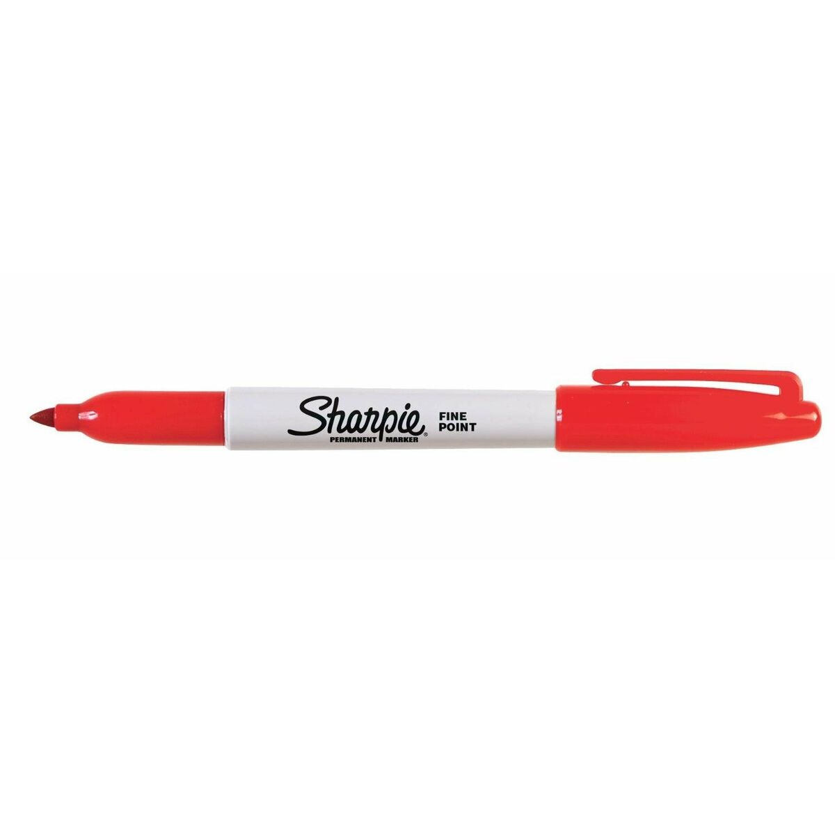 Permanent marker Sharpie Fine Point Red (12 Units)