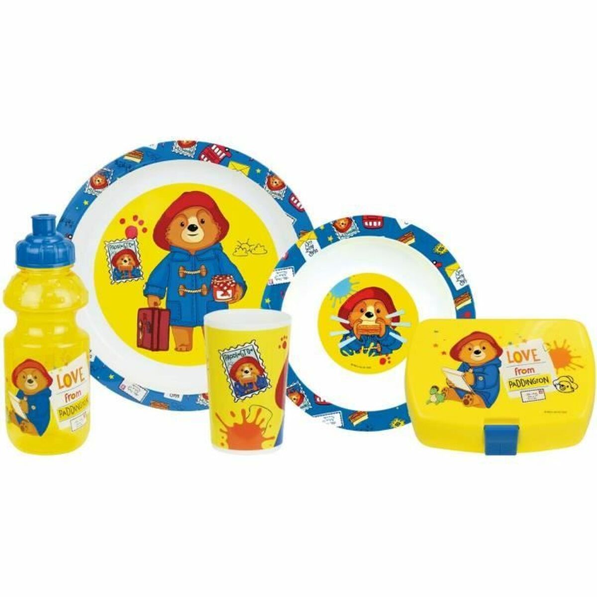 Children’s dish set Fun House PADDINGTON Multicolour 5 Pieces