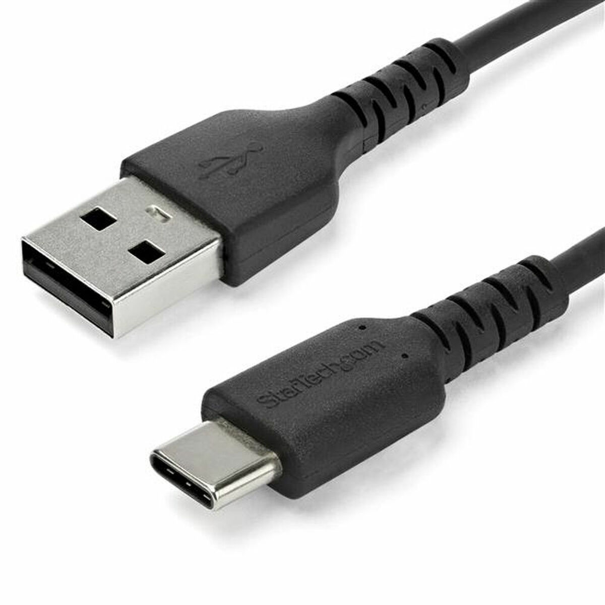 USB A to USB C Cable Startech RUSB2AC1MB Black USB A to USB C Cable Startech RUSB2AC1MB Black