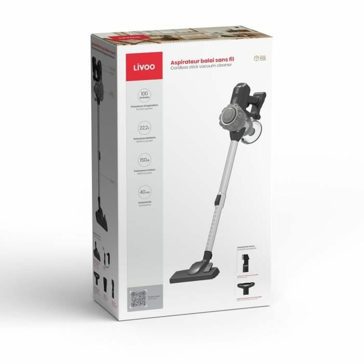 Stick Vacuum Cleaner Livoo 100 W