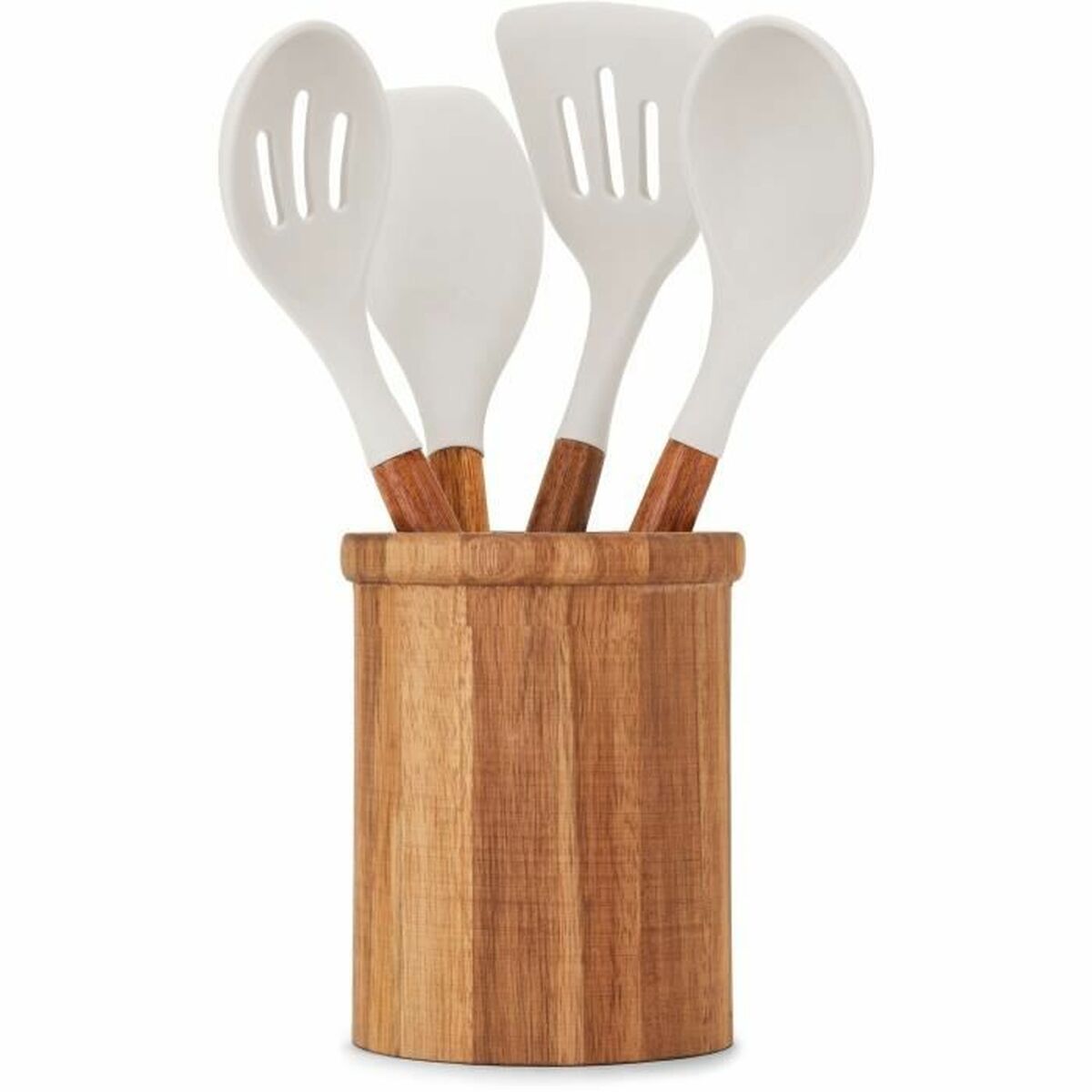 Kitchen Utensils Set Livoo MES153G White 5 Pieces (4 Units) Kitchen Utensils Set Livoo MES153G White 5 Pieces (4 Units)