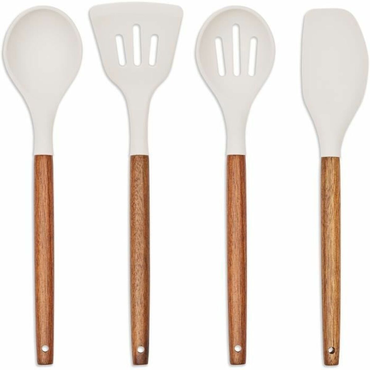 Kitchen Utensils Set Livoo MES153G White 5 Pieces (4 Units)