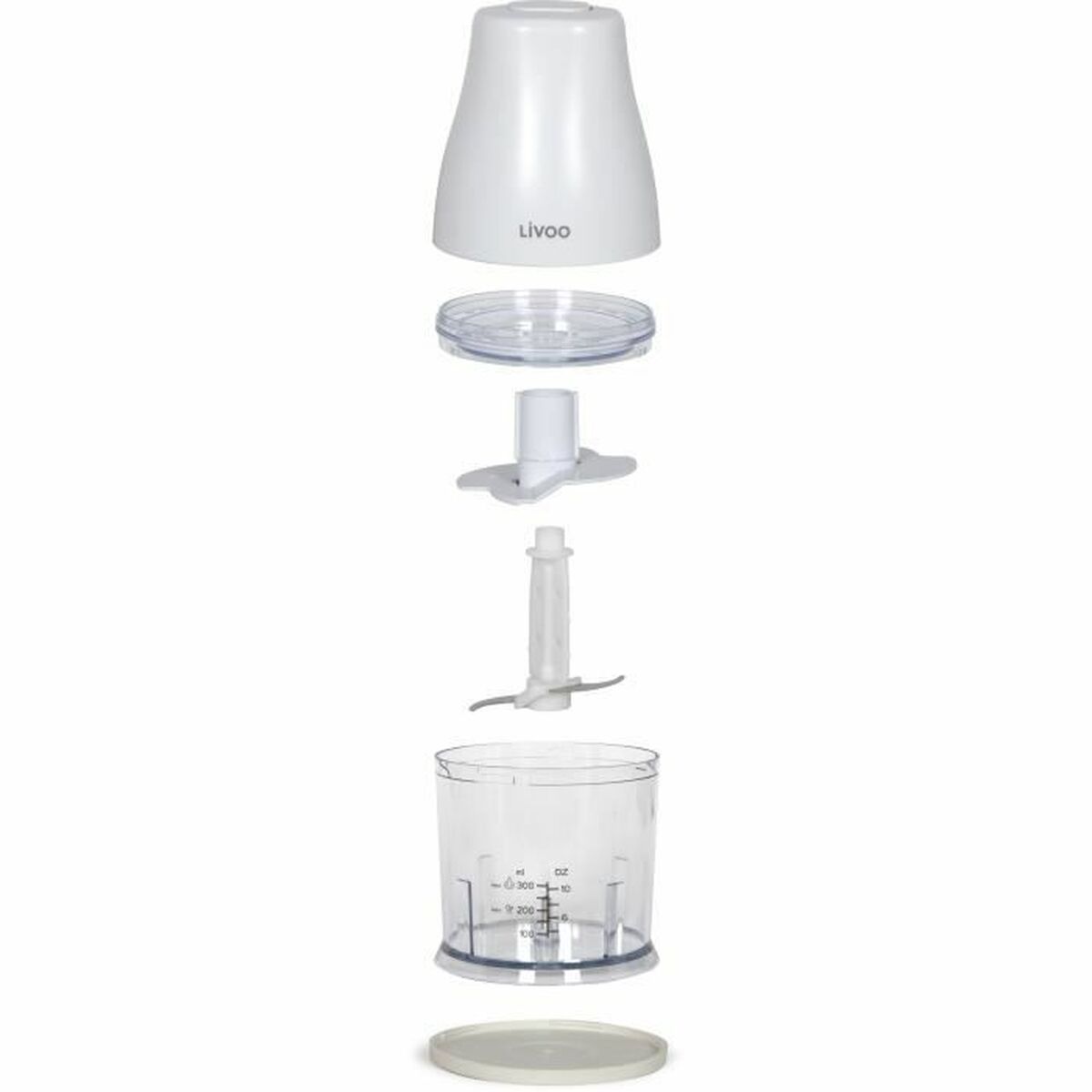 Mincer Livoo Chopper White 400 W Stainless steel