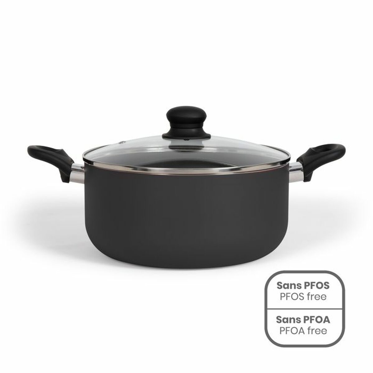 Casserole Livoo Black 24 cm 4 L