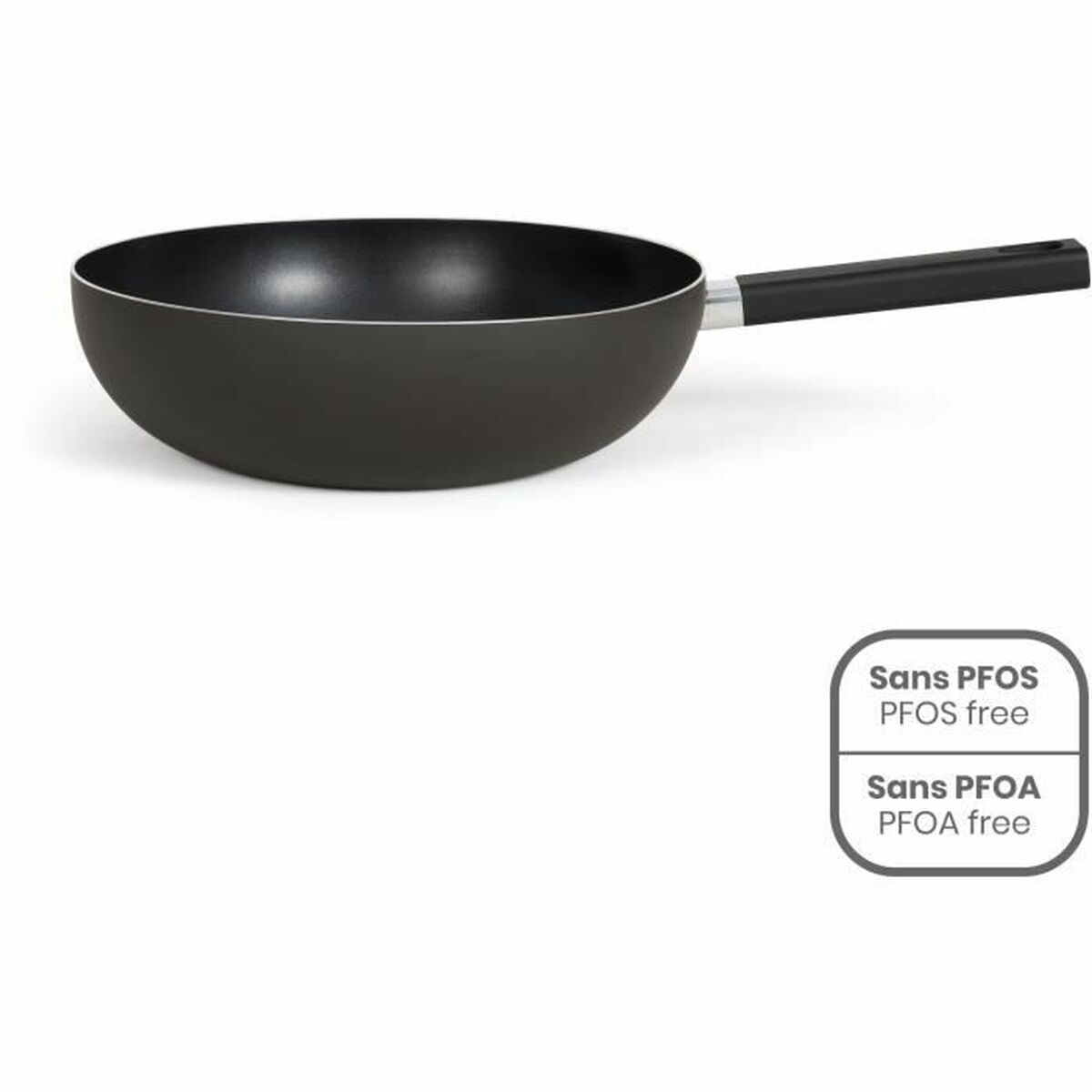 Wok Pan Livoo Black Aluminium Ø 32 cm