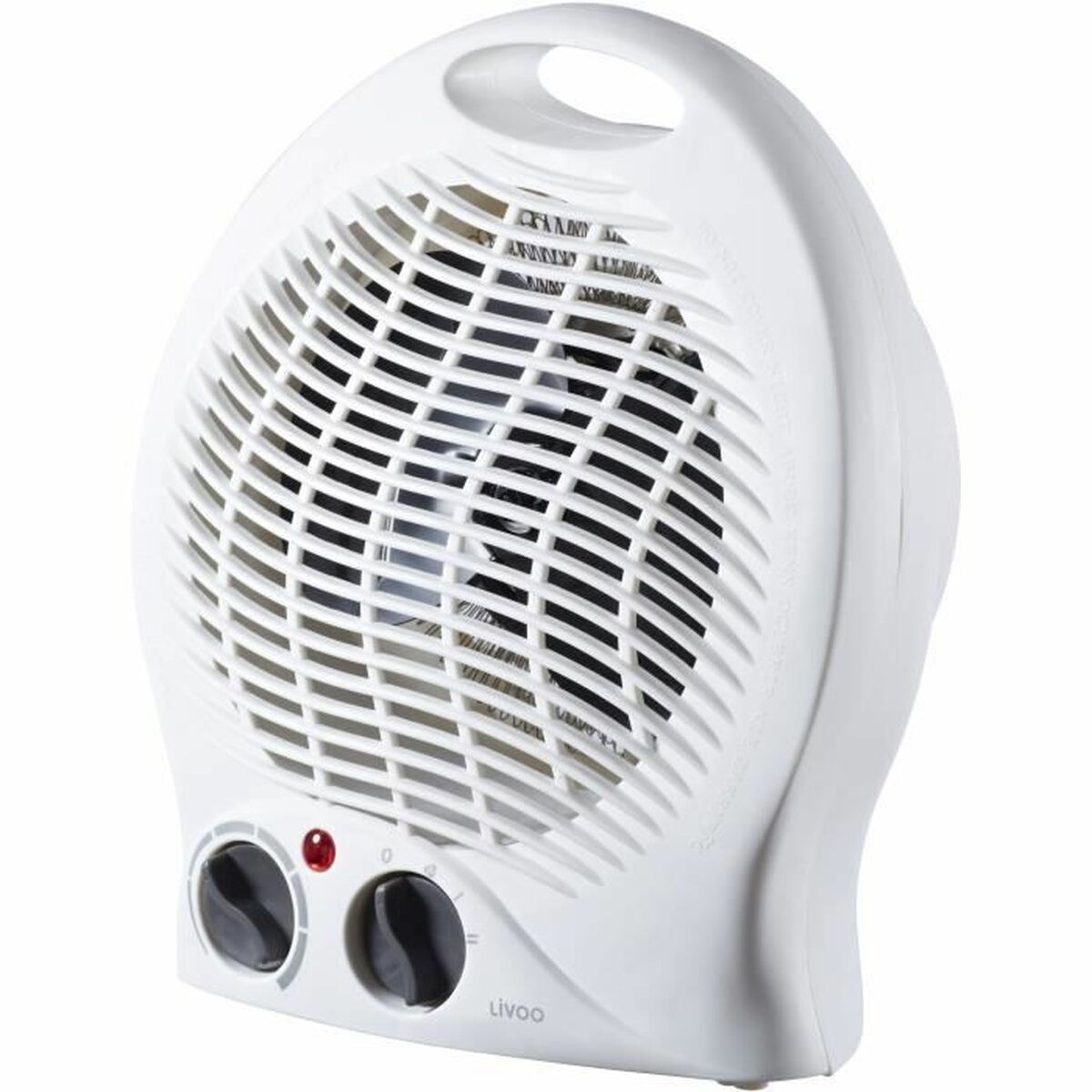 Portable Ceramic Heater Livoo White Portable Ceramic Heater Livoo White