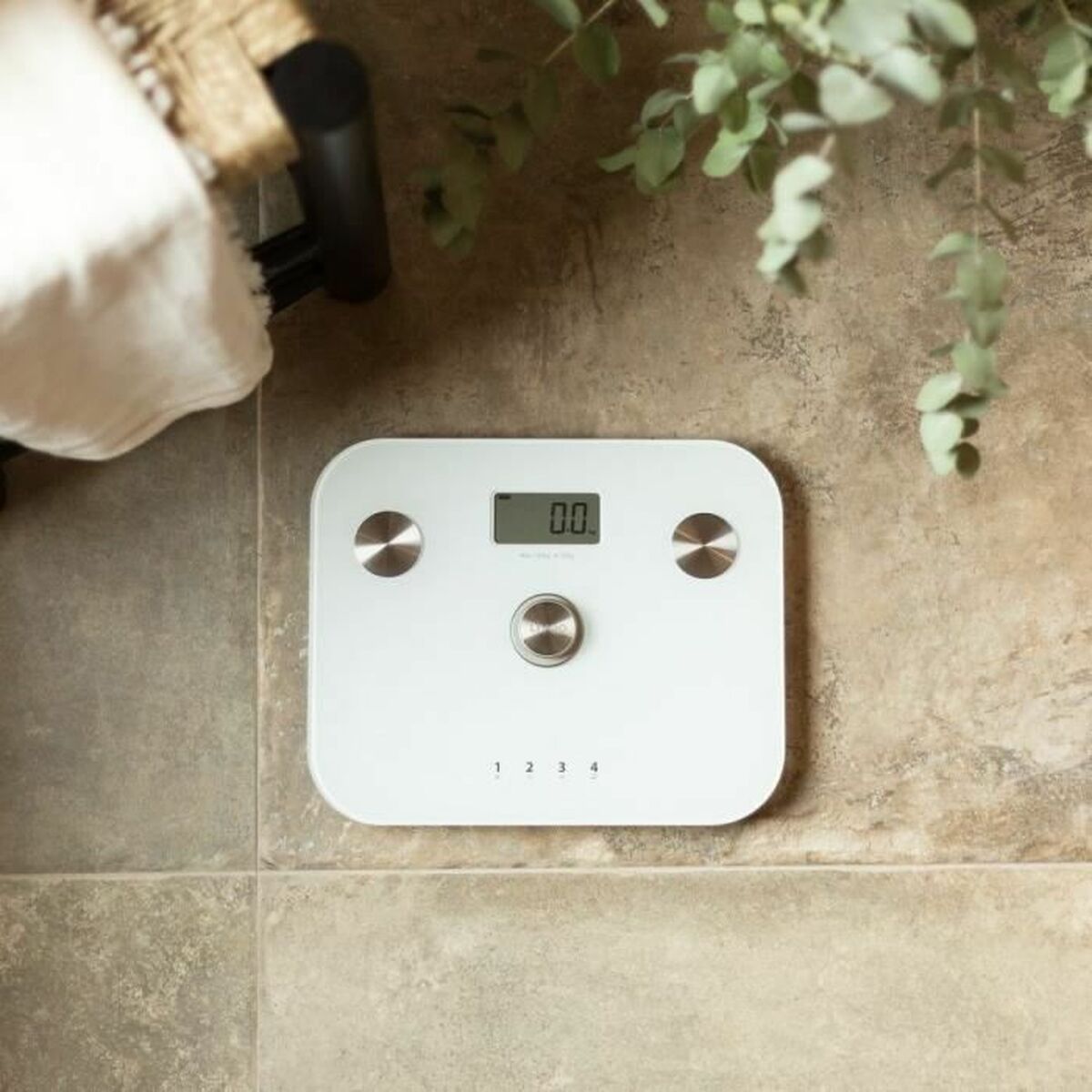 Digital Bathroom Scales Livoo DOM465W White 150 kg