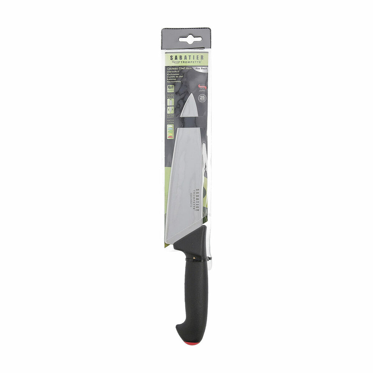 Chef’s knife Sabatier Pro Tech Steel Metal 20 cm (Pack 6x)