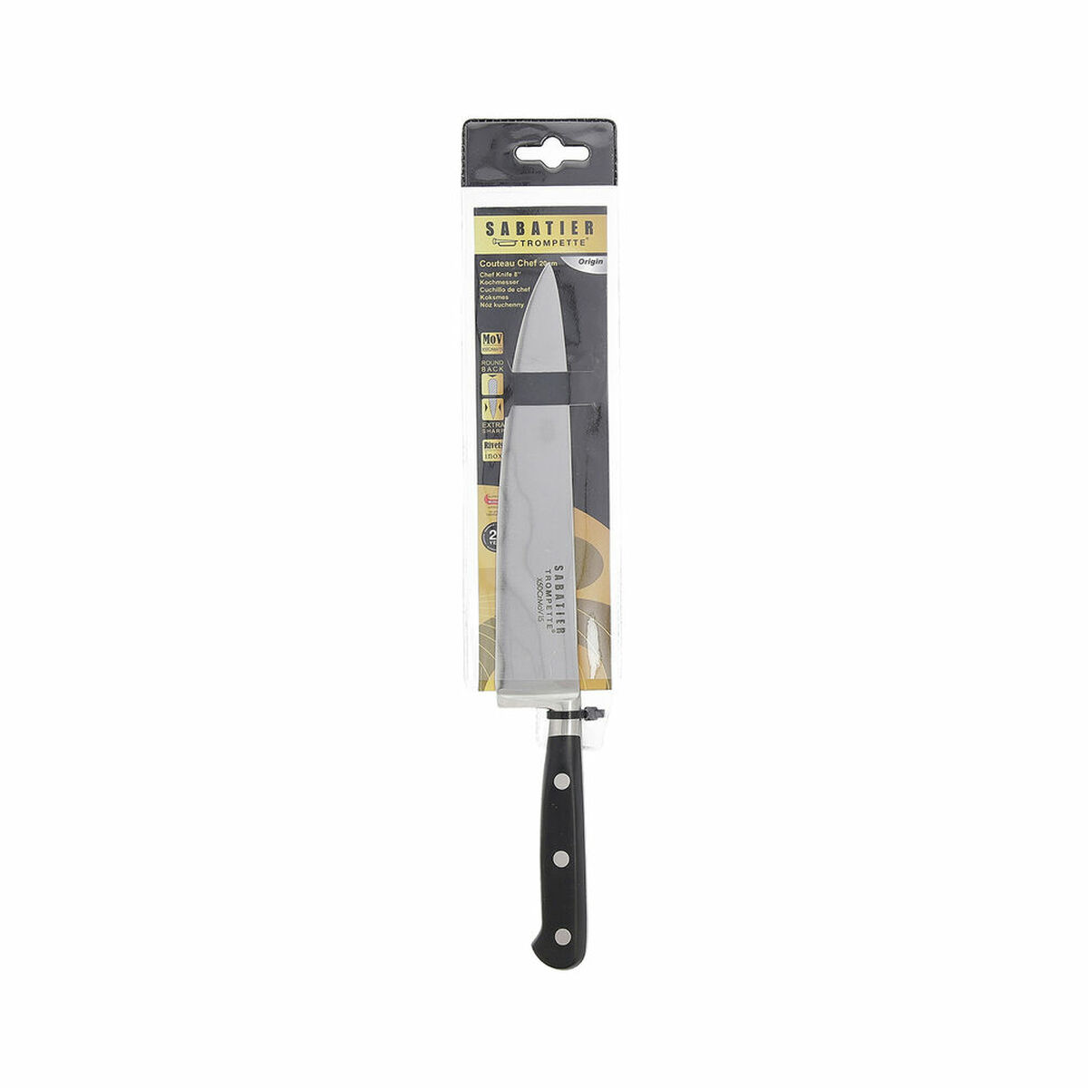 Chef’s knife Sabatier Origin Steel Metal 20 cm (Pack 6x)