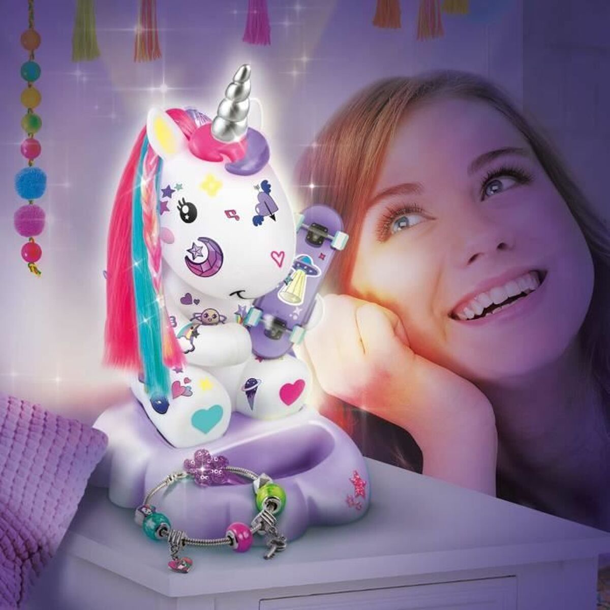 Illuminated Unicorn Canal Toys Cosmic Unicorn Lamp to Decorate Collector’s Editio Multicolour