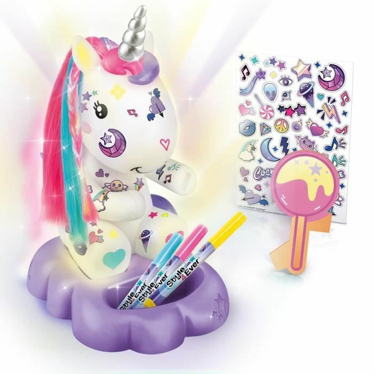 Illuminated Unicorn Canal Toys Cosmic Unicorn Lamp to Decorate Collector’s Editio Multicolour