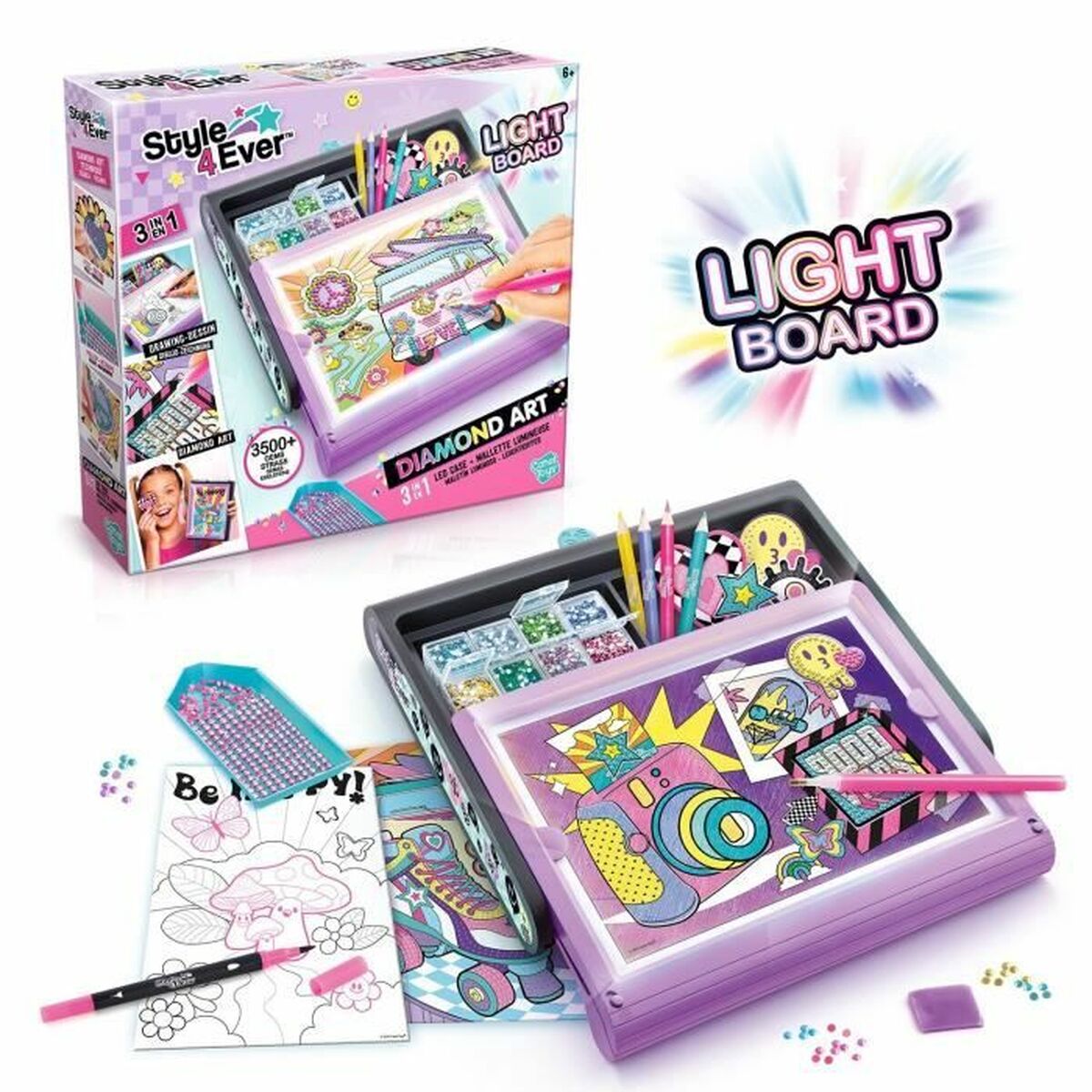 Playset Canal Toys Diamant’Art Lighted Case