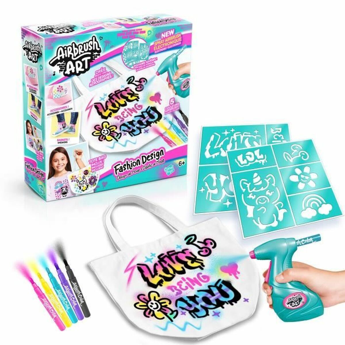 Writing Set Canal Toys Airbrush Art Writing Set Canal Toys Airbrush Art