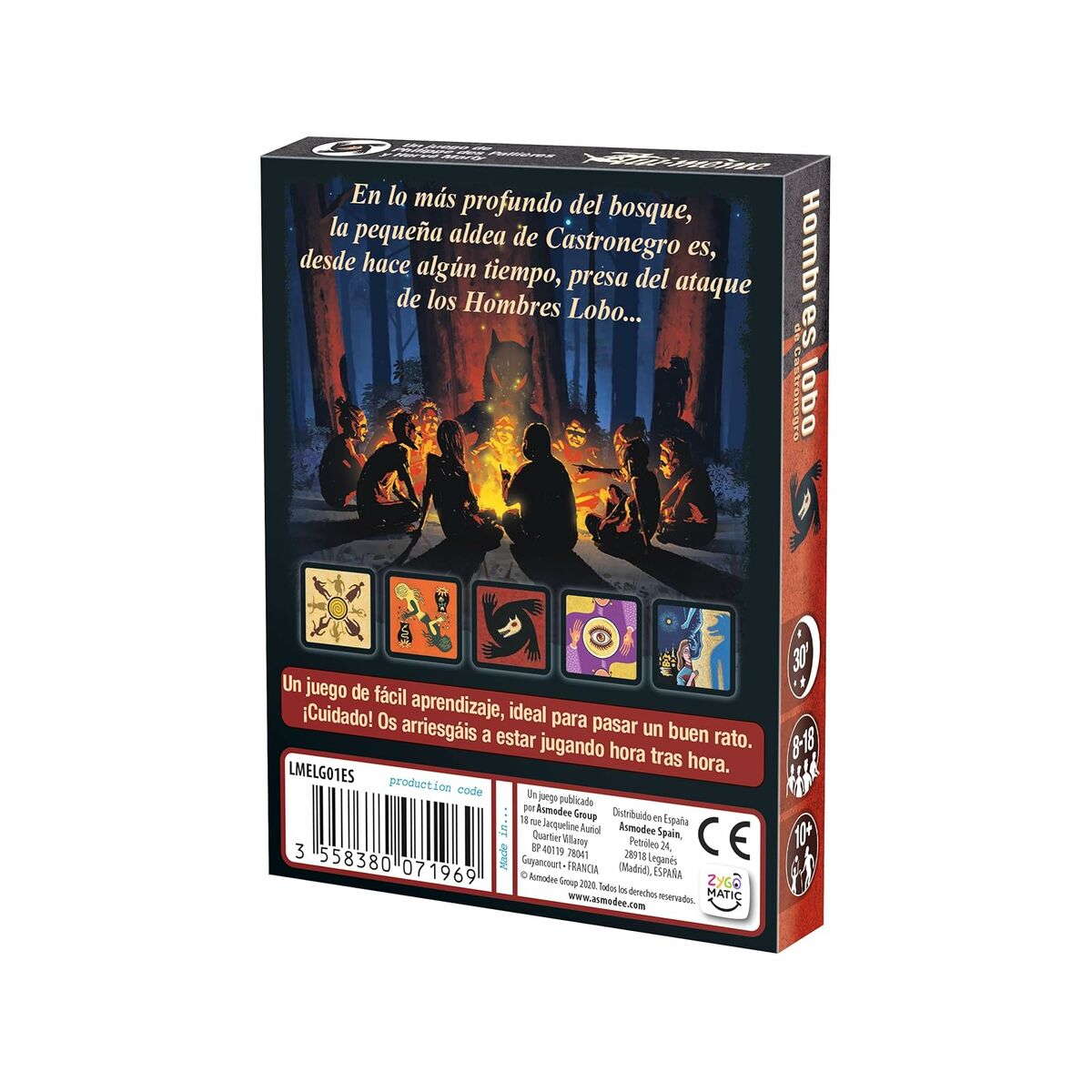 Educational Game Los Hombres Lobo de Castronegro Asmodee ASMWER01ES (ES)