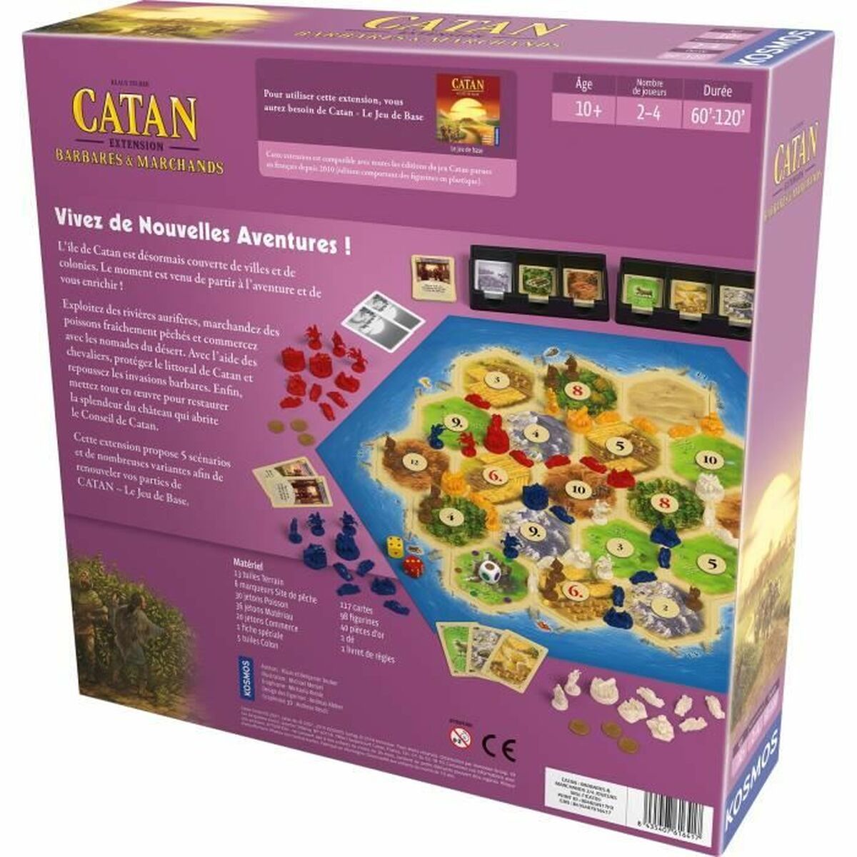 Board game Asmodee Catan – Expansion: Barbarians & Merchants