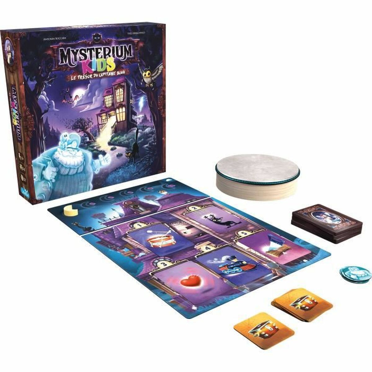 Board game Asmodee Mysterium Kids: Le Trsor du Capitaine Bouh (FR)