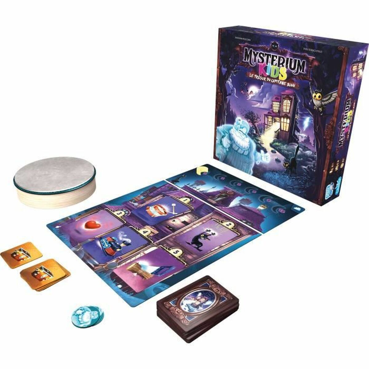 Board game Asmodee Mysterium Kids: Le Trsor du Capitaine Bouh (FR)
