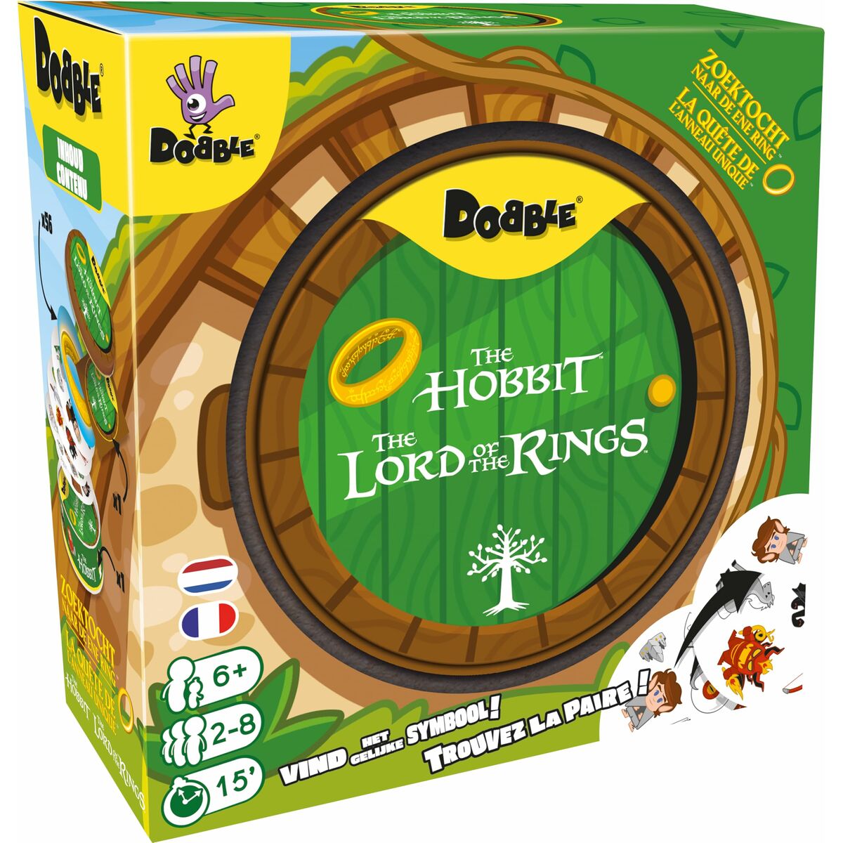 Board game Asmodee Dobble The Lord of the Rings Board game Asmodee Dobble The Lord of the Rings
