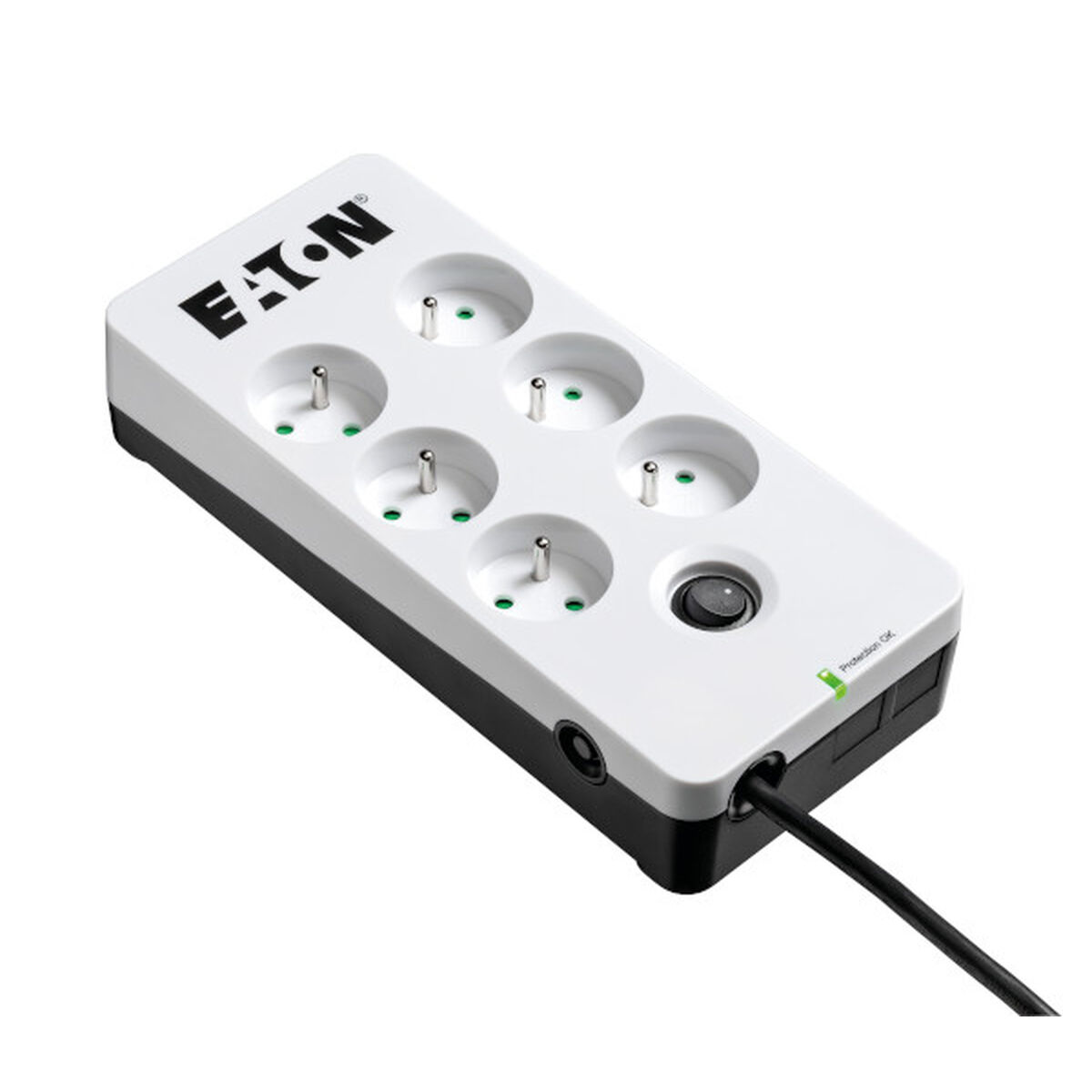Power Socket – 6 Sockets with Switch Eaton PB6F White (1,5 m)